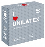 Презервативы Unilatex Dotted с точечной поверхностью 3 шт.